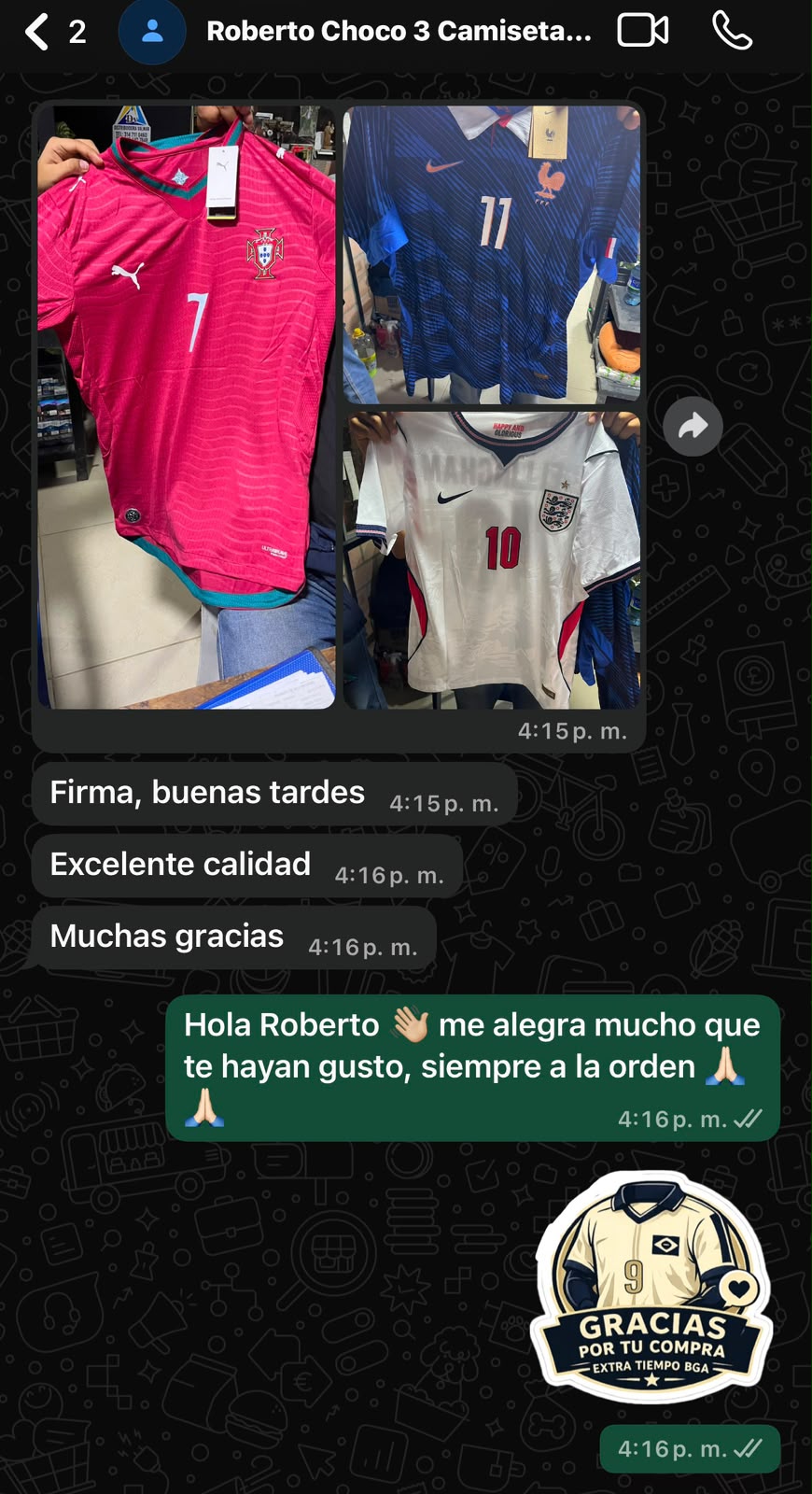 Cliente Extra Tiempo BGA